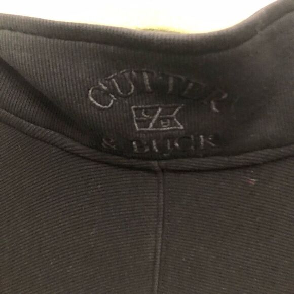 Cutter & Buck Size Large (L) Black 1/4 Zip Plantation Bay Golf & Country Club Pu - Picture 3 of 6